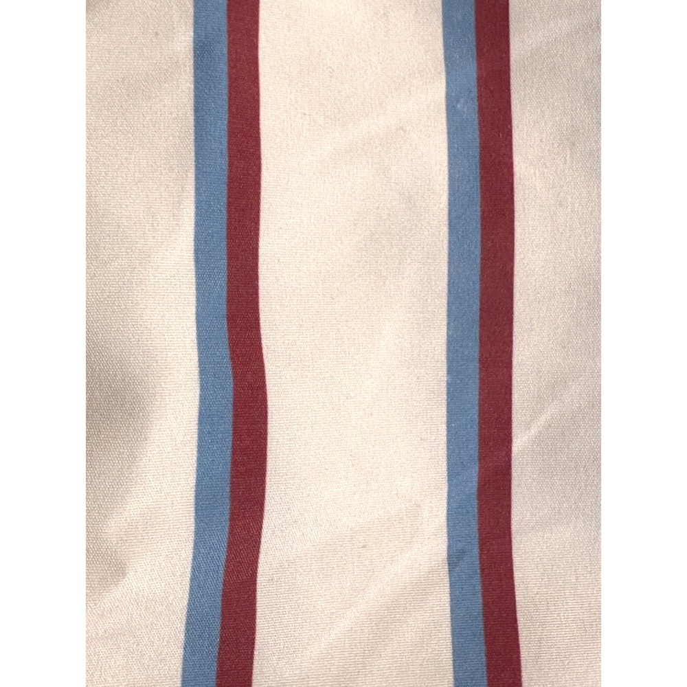 BATHER Medium Red Blue Striped Swim Trunks Recycled Polyester Shorts Men - Picture 7 of 7